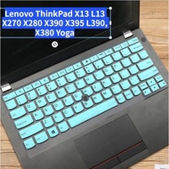 Laptop Keyboard Dustproof Skin Color Protective Film/For Lenovo ThinkPad X13 L13 X270 X280 X390 X395 L390, X380 Yoga, X390 Yoga 12.5 Inch Keyboard Silicone Waterproof Case
