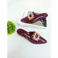 AHR09 Modern women's mules sandals with 3 cm heels