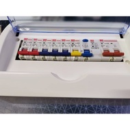 CONSUMER BOX 10.5 WAY 1 ROW【FULL SET】电闸盒 单排 ELECTRIC KOTAK SUIS MAIN ELECTRICAL BOX DB BOX MCB ELCB 