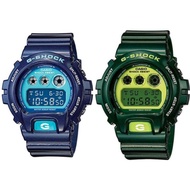 (Hot item)100% Original Japan made DW6900 Green CC 3,Blue CC2,Purple CC6 Sport Watch Unisex full Set