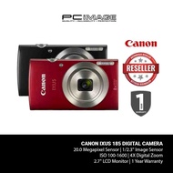 Kamera CANON IXUS 185 DIGITAL CAMERA (Black / Red)