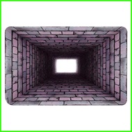 3D Rugs Optical Illusion 31.5 X 19.7 Inch Fun Non-Slip Carpet 3D Hole Carpet for Halloween Thanksgiv