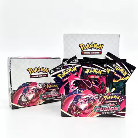 Pokemon Cards TCG Sword Shield Fusion Strike Booster Packs 360Pcs English Battle Cards Trading Cards