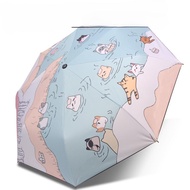 Cute Manual Folding Umbrella Cute Manual Folding Umbrella Waterproof Small Lightweight Umbrella