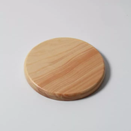 Tatakan Gelas Bulat / Alas Gelas Bahan Kayu Pinus / Coaster Set
