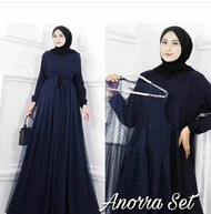 GAMIS SET OUTER ANNORA SET/GAMIS DAN CARDY ANORA/ONE SET GAMIS CARDY BRUKAT