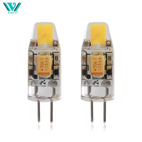 LED MINI G4 AC/DC 12V Low Power LED Lamp 1.2W High Light Bulb Efficiency Strobe Free for Crystal Cha