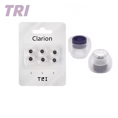 TRI Clarion Silicone Earphone Eartips 3 Pairs for S/M/L Size Headphone Accessory Wired Headset Earbu