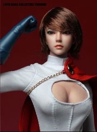 1：6 Power Girl 超能女超人 亞洲版 尼爾 2b 頭雕 Neir automata 自動人形 女主角 hottoys phicen figure body 自組 合適使用