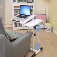 Portable Laptop Desk Rolling Computer Stand With Adjustable Height mini desk study table