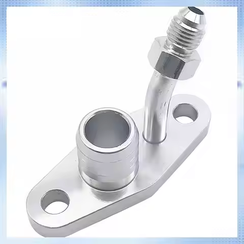 NEW-Turbo Oil Feed Return Flange For TOYOTA CT9 CT12 CT20 CT26 4AN Feed With 20Mm Barb