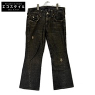 True Religion 32803 TRM504 黑色 JOEY 喇叭牛仔褲 30x33 [二手]