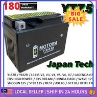 ⭐ [100% ORIGINAL] ⭐ MOTORA YTZ5S Y15ZR LC135 v2 v3 v4 v5 v6 v7 FZ EX5 (No Stater) Wave110 Wave125 Da