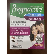 Pregnacare Him &amp; Her Conception A Couple Product Ready For Pregnancy.