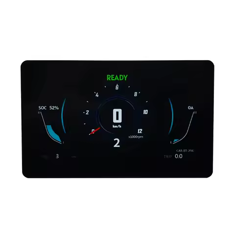 7inch Electric Moped Motorcycle Dirt bike EV TFT Display Speedometer 60V 72V 96V 108V