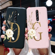 OPPO Reno 2 Phone Case Back Matte Cute Letters Silicon Soft Cover Shockproof Casing OPPO Reno2 Cases