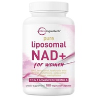 MicroIngredientsPure Liposomes for women NAD+ 9000mg Equivalent，180Vegetarian Capsules ES8U