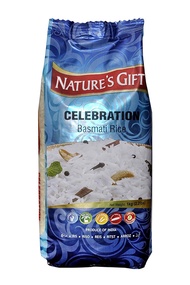 Nature’s Gift Celebration Basmati Rice 1kg ++ ข้าวบัสมาติ ตรา เนเจอร์กิฟ สูตรเซเลเบรชัน ขนาด 1kg- Avi