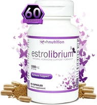 [PRE-ORDER] EstroLibrium Estrogen Pills for Women Female Hormone Balance Supplement Shatavari, Dong Quai, Red Clover and More Improve Estrogen Levels from PMS to Menopause VH Nutrition 30 Day Supply (ETA: 2023-02-19)