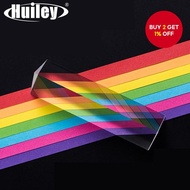 New New 25x25x80mm Triangular Prism Bk7 Optical Prisms Glass Physics Teaching Refracted Light Spectr