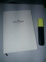 moet &amp; chandon champagne official notebook