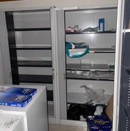 鋼柜 5層捲門文件櫃 高 書柜 移動層板 可放戶外 w100x200x45cm tall outdoor steel storage file office cabinet 大量鋼文件櫃