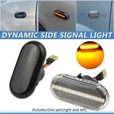 For Renault Clio 1 2 KANGOO MEGANE ESPACE TWINGO MASTER LED Dynamic Side Indicator Marker Signal Lig