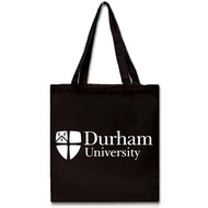 Durham University Canvas Bag Durham University Durham Eco-Friendly Black One-Shoulder Shopping Bag