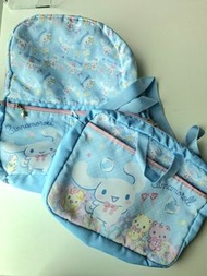 SANRIO Cinnamoroll 玉桂狗書包 + 大側包