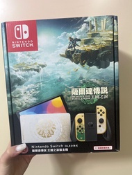 （中古二手）99新 Nintendo Switch NS OLED Console 任天堂 薩爾達傳說 王國之淚 特別版 主機  [ The Legend of Zelda Tears of the 