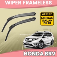 BRV CAR WIPER BRV FRONT WIPER RUBBER FRAMELESS CAR WINDOW WIPER HONDA BRV PAIR ONE 1 SET