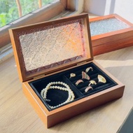 花梨木海棠花/十字花實木收納盒 珠寶盒 首飾盒 飾品盒 飾品收納