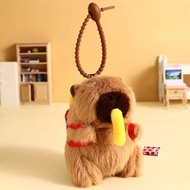 WJ | Cute and Funny Capybara Plush Keychain