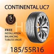 185/55R16 Continental ComfortContact UC7 (Installation or Delivery) New Tayar Tire Tyre Wheel Rim 16 inch
