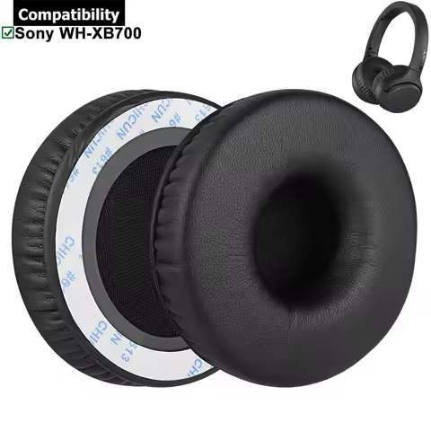 1Pair Replacement Earpads Ear Pads Muffs Cushions Repair Parts for Sony WH-XB700 WHXB700 WH XB 700 H