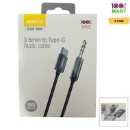 [100% Mart X Modem Cat] Type-C To Aux 3.5mm Cable 1Meter E-5422