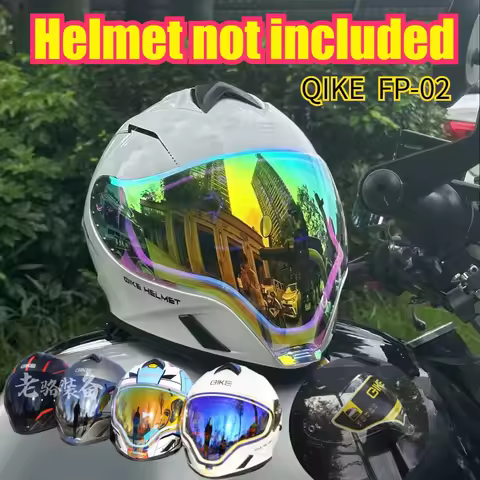 Qike Helmet FP02 Ghost Face Helmet Motorcycle Helmet Lenses riding Equipments Visor Replacement Part