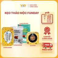 FUNDAY HERBAL CANDY WITHOUT SUGAR, ORIGINAL, COFFEE _ soothes coughs, itchy throat