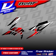 Striping Stickers HONDA New FiBEAT New StreetBEAT 270424 IZ 2