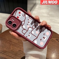JIUMOO เคสสำหรับ Xiaomi MI Redmi A1เคส A2ลายการ์ตูนหมูน่ารักลายหมีดีไซน์ใหม่ที่สร้างสรรค์เคสซิลิโคนนิ่มเคสป้องกันแบบหนาขึ้นทั้งหมด