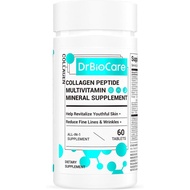 DrBioCare Collagen Peptides for Women, Beauty Vitamin & Mineral Supplement,Contains Vitamin D3, Prob