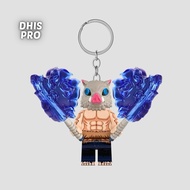 GANTUNGAN Dhis Project LEGO Minifigure Inosuke Kimetsu No Yaiba Demon Slayer Keychain