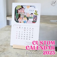 CUSTOM UNIT Mini Aesthetic Desk Calendar 2025 / Aesthetic Desk Calendar