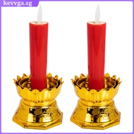 kevvga LED Decorative Candles Light Lights Buddha Lamp Fake