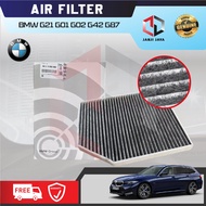 Engine Air Filter Carbon 64119382886 BMW G21 G01 G02 G42 G87 Penapis Udara Enjin Kereta