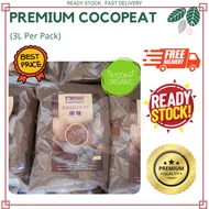 (READY STOCK) Premium Quality Coco Peat 3L / Sabut Kelapa Berkualiti 3L / Coco Peat / Coco Coir / Co