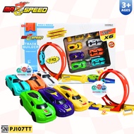 Mutiaratoys Max Speed Track Builder Car Toy 17pcs PJ107TT