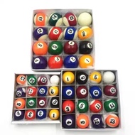 Mini Pool Ball Polyester Resin 25MM / 32MM/ 38MM Children Billiards Table Balls Set Kid Pool Ball Co