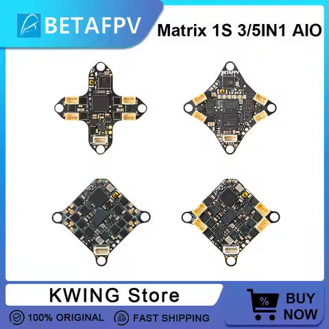 BETAFPV Brushless Flight Controller Matrix 1S 5in1 I/II AIO & 1S 3in1 FC 5.8G VTX For FPV Air65 Air7