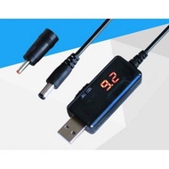Boost USB cable with led display Volt(5V==>9V/12V)(Boost USB cable)